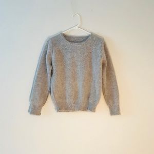 Grey Fuzzy Sweater